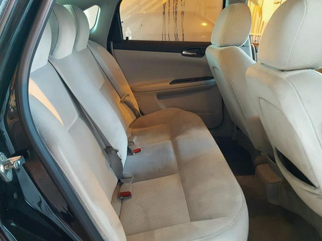 2G1WF5EK2B1242157 - 2011 CHEVROLET IMPALA LS BLACK photo 6