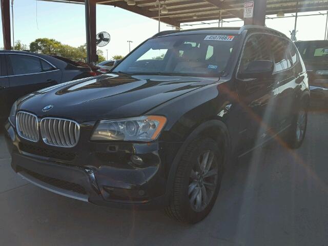 5UXWX5C5XBL700232 - 2011 BMW X3 XDRIVE2 BLACK photo 2