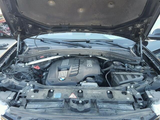 5UXWX5C5XBL700232 - 2011 BMW X3 XDRIVE2 BLACK photo 7
