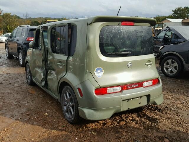 JN8AZ28R19T108331 - 2009 NISSAN CUBE BASE GREEN photo 3