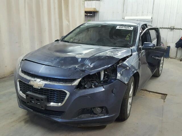 1G11H5SL8EF283794 - 2014 CHEVROLET MALIBU LTZ BLUE photo 2