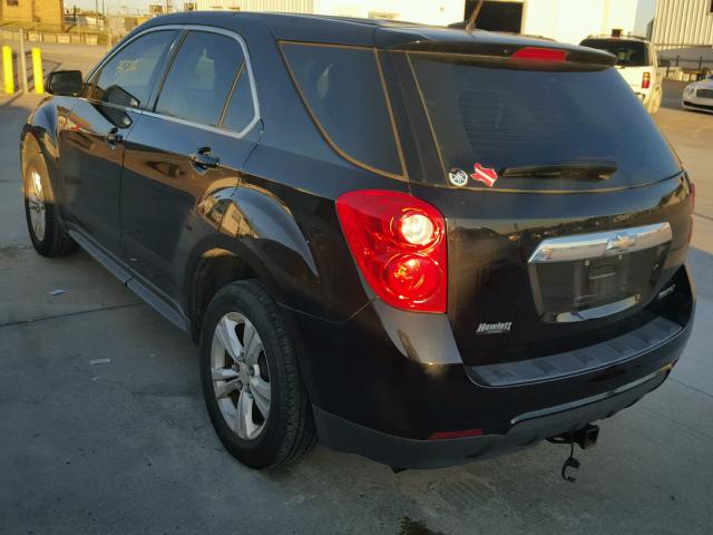 2GNALBEK9C1269311 - 2012 CHEVROLET EQUINOX LS BLACK photo 3