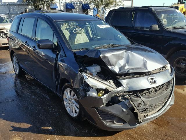 JM1CW2BL0C0110856 - 2012 MAZDA 5 GRAY photo 1