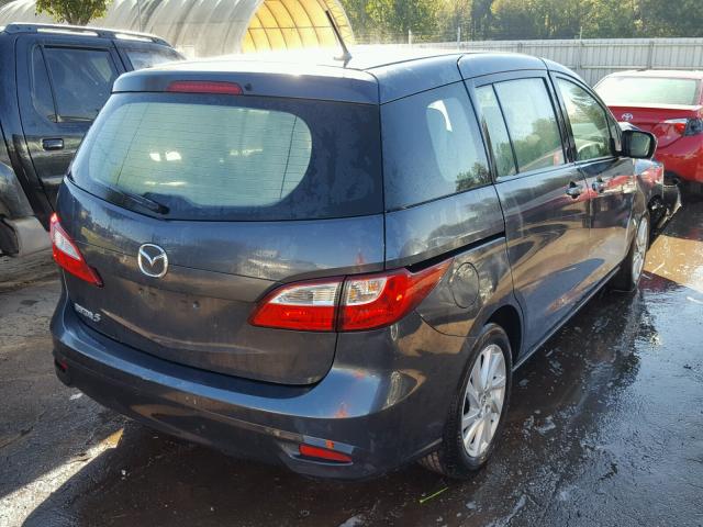 JM1CW2BL0C0110856 - 2012 MAZDA 5 GRAY photo 4