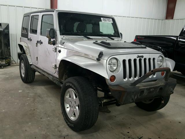 1J4BA5H17BL520708 - 2011 JEEP WRANGLER U SILVER photo 1