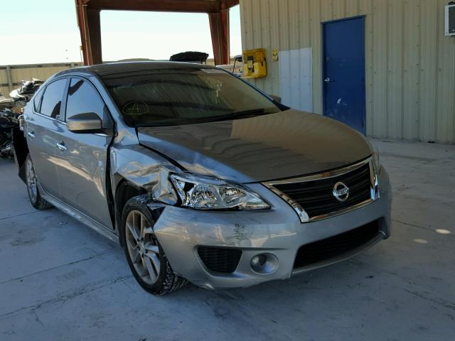 3N1AB7AP1EY325940 - 2014 NISSAN SENTRA GRAY photo 1