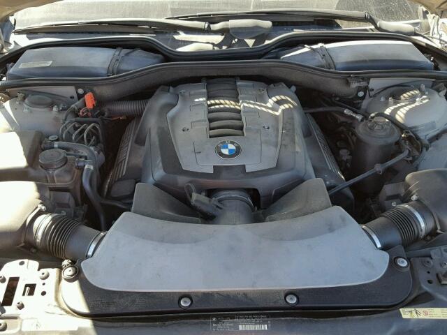 WBAHN83527DT65953 - 2007 BMW 750 BROWN photo 7