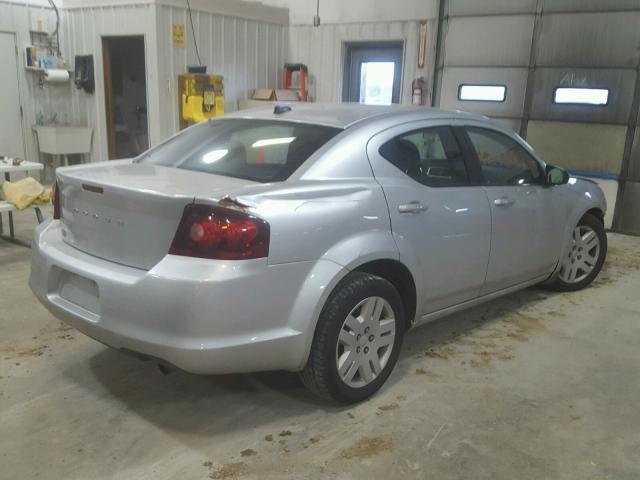 1B3BD4FB8BN578562 - 2011 DODGE AVENGER EX SILVER photo 4