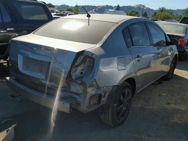 3N1AB61E87L658869 - 2007 NISSAN SENTRA 2.0 GRAY photo 4