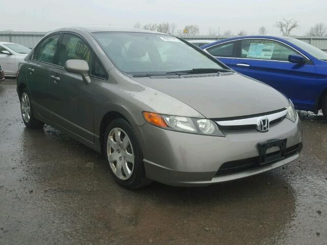 2HGFA16516H517779 - 2006 HONDA CIVIC LX GRAY photo 1