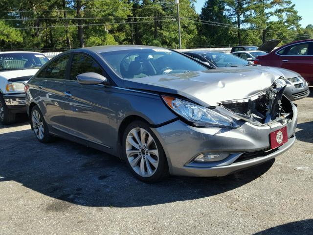 5NPEC4AC8DH536037 - 2013 HYUNDAI SONATA SE GRAY photo 1