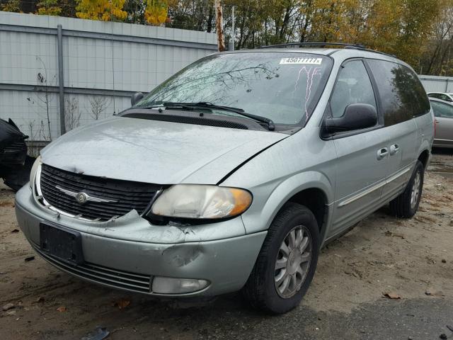 2C4GP54L03R126784 - 2003 CHRYSLER TOWN & COU GREEN photo 2