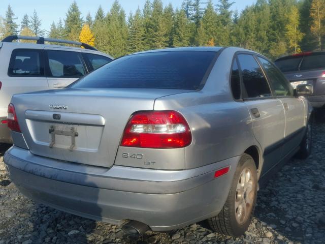 YV1VS29541F659881 - 2001 VOLVO S40 1.9T SILVER photo 4