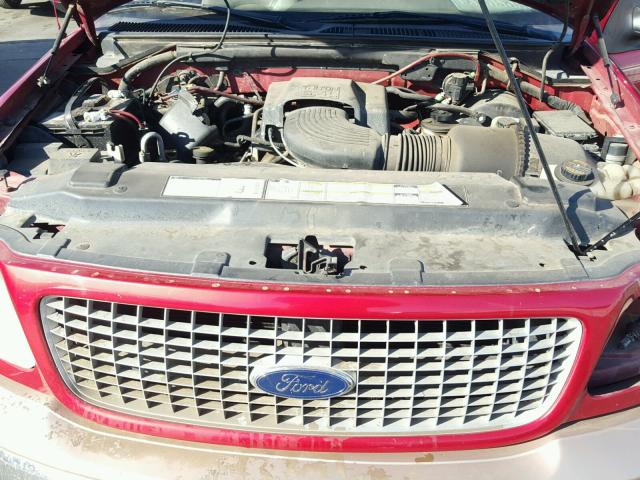 1FMRU17L4XLA40216 - 1999 FORD EXPEDITION RED photo 7