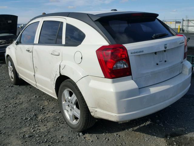 1B3HB48A49D163338 - 2009 DODGE CALIBER SX WHITE photo 3