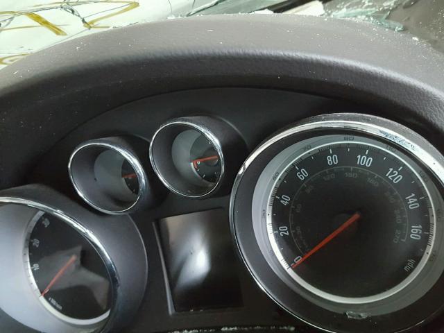 2G4GV5GV1D9249588 - 2013 BUICK REGAL GS Rouge photo 8