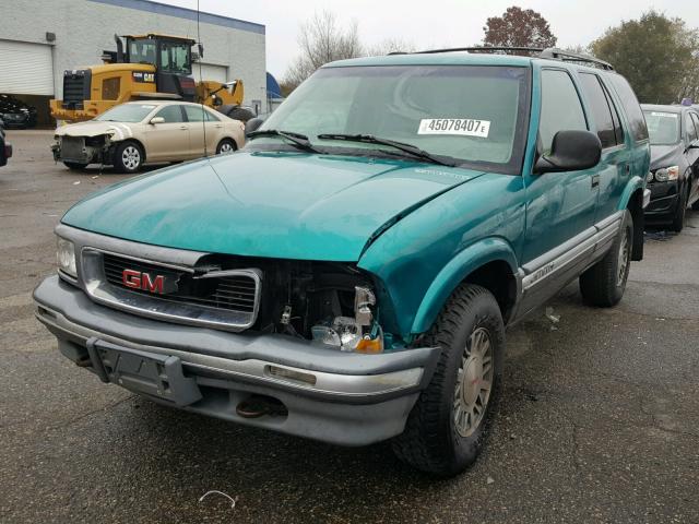 1GKDT13W9T2545710 - 1996 GMC JIMMY GREEN photo 2