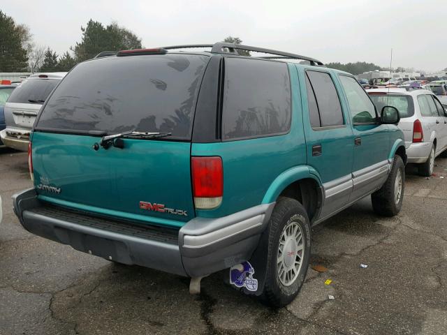 1GKDT13W9T2545710 - 1996 GMC JIMMY Zielony zdjęcie 4
