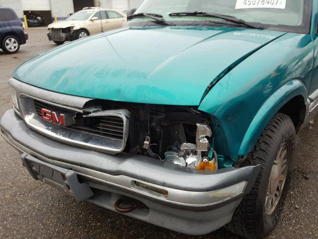 1GKDT13W9T2545710 - 1996 GMC JIMMY GREEN photo 9