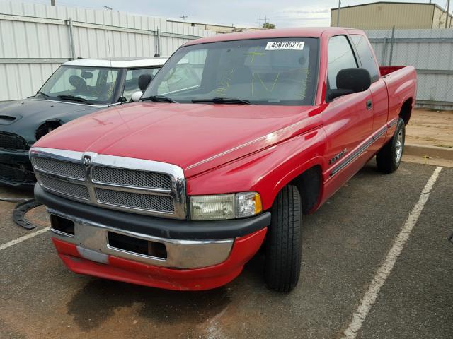 3B7HC12Y7XG143732 - 1999 DODGE RAM 1500 RED photo 2