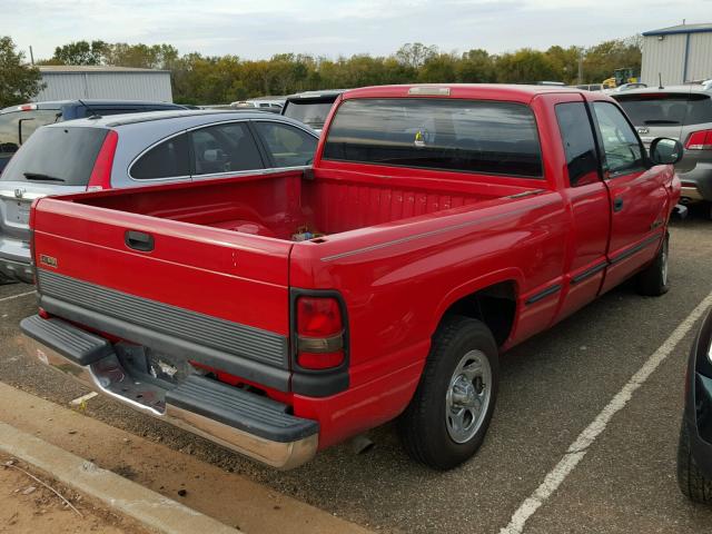 3B7HC12Y7XG143732 - 1999 DODGE RAM 1500 RED photo 4