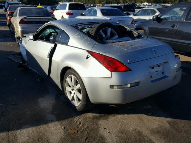 JN1AZ34D95M602763 - 2005 NISSAN 350Z COUPE SILVER photo 3