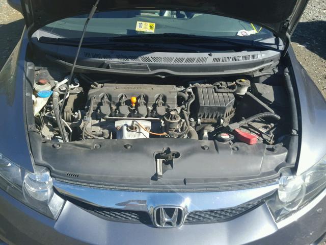 2HGFA1F95AH502309 - 2010 HONDA CIVIC EXL 灰色 照片 7