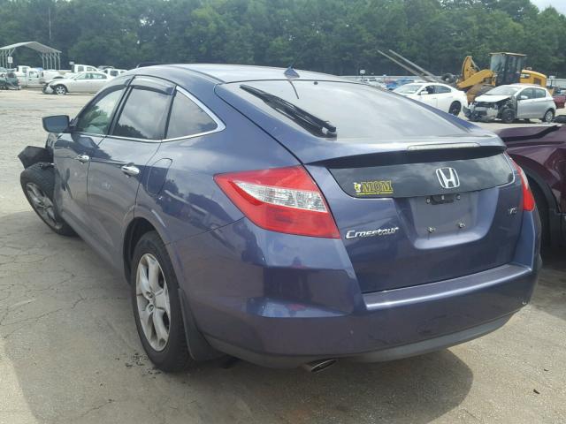 5J6TF1H51CL000717 - 2012 HONDA CROSSTOUR BLUE photo 3