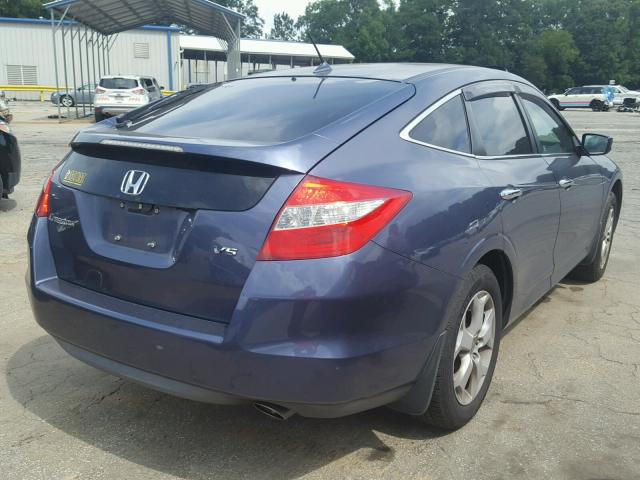 5J6TF1H51CL000717 - 2012 HONDA CROSSTOUR BLUE photo 4