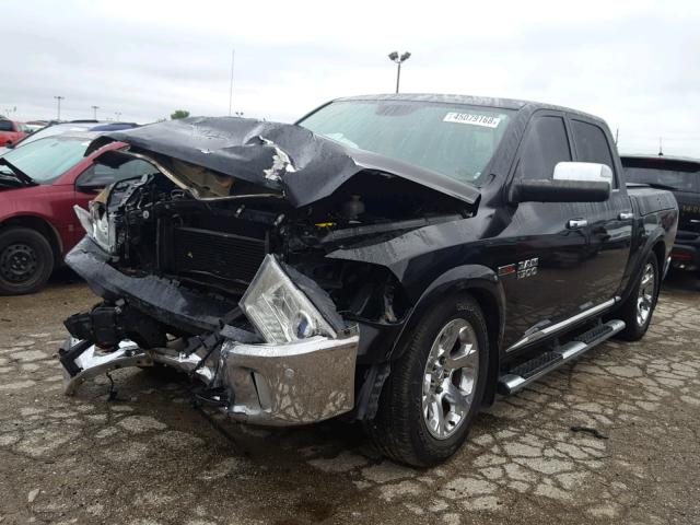 1C6RR7PM2FS749790 - 2015 RAM 1500 LONGH BLACK photo 2