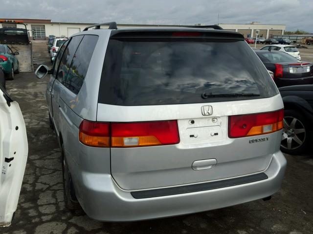 5FNRL18034B065022 - 2004 HONDA ODYSSEY SILVER photo 3