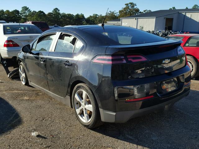 1G1RA6E42DU129027 - 2013 CHEVROLET VOLT BLACK photo 3