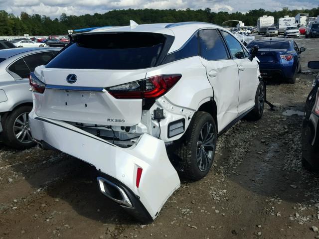 2T2ZZMCA3HC072283 - 2017 LEXUS RX 350 WHITE photo 4