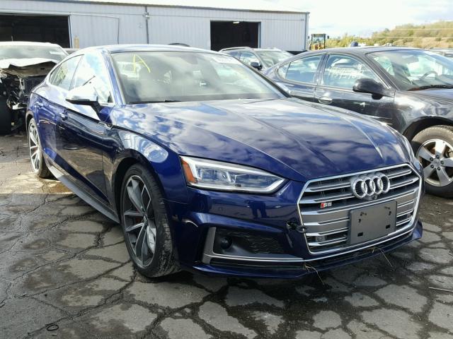 WAUC4CF59JA009357 - 2018 AUDI S5 PRESTIG BLUE photo 1