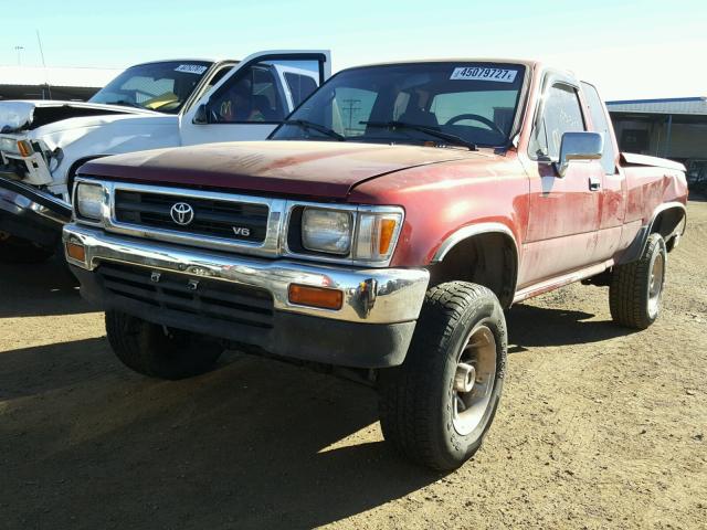 JT4VN13G1R5127913 - 1994 TOYOTA PICKUP RED photo 2