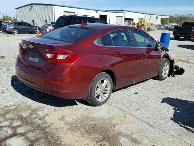 1G1BE5SM2G7294826 - 2016 CHEVROLET CRUZE LT RED photo 4