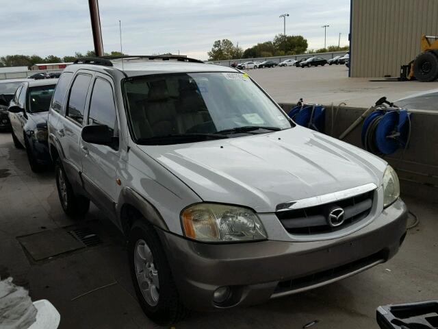 4F2CZ06144KM24133 - 2004 MAZDA TRIBUTE ES WHITE photo 1