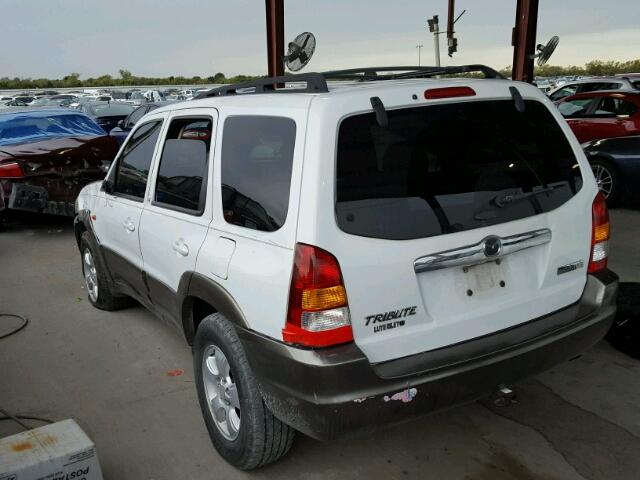 4F2CZ06144KM24133 - 2004 MAZDA TRIBUTE ES WHITE photo 3