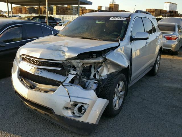 2GNALDEC7B1168836 - 2011 CHEVROLET EQUINOX LT SILVER photo 2