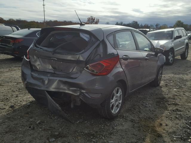 3FADP4EJ3EM194636 - 2014 FORD FIESTA SE GRAY photo 4