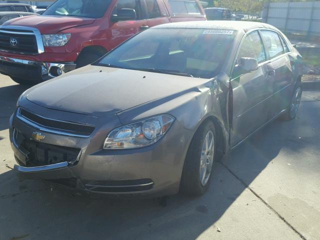 1G1ZD5E09CF121380 - 2012 CHEVROLET MALIBU 2LT BEIGE photo 2