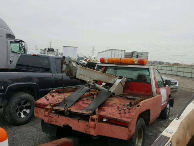 1GBJC34N7PE195227 - 1993 CHEVROLET GMT-400 RED photo 4