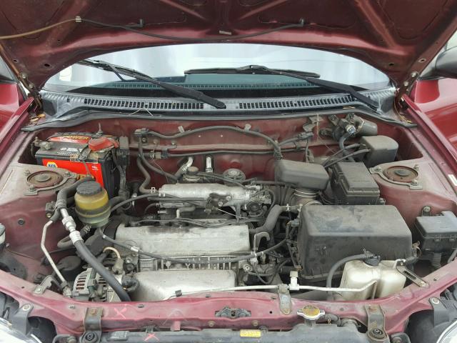 JT3GP10V1W7037963 - 1998 TOYOTA RAV4 BURGUNDY photo 7