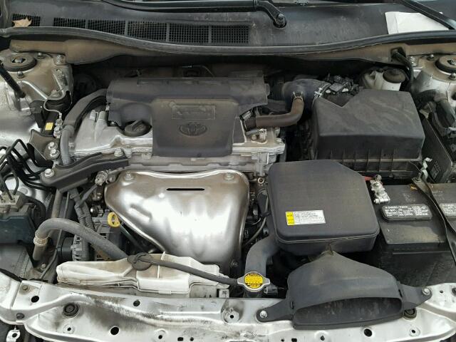 4T1BF1FK2FU104878 - 2015 TOYOTA CAMRY LE SILVER photo 7