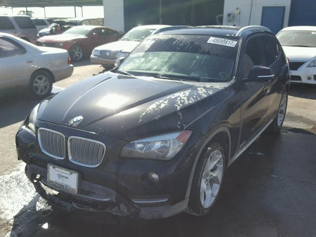 WBAVM1C50EVW47240 - 2014 BMW X1 SDRIVE2 BLACK photo 2