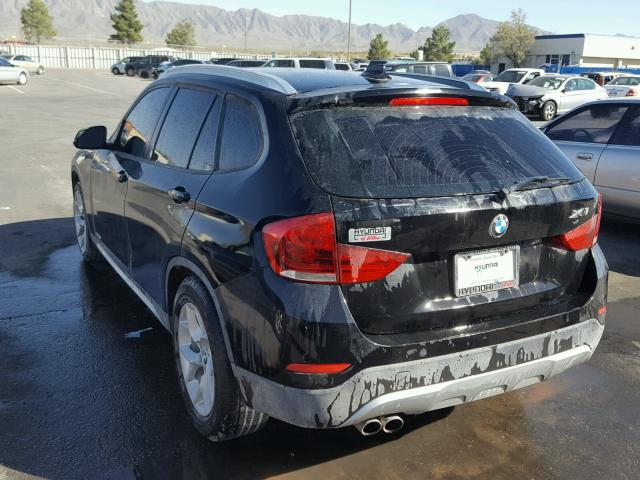 WBAVM1C50EVW47240 - 2014 BMW X1 SDRIVE2 BLACK photo 3