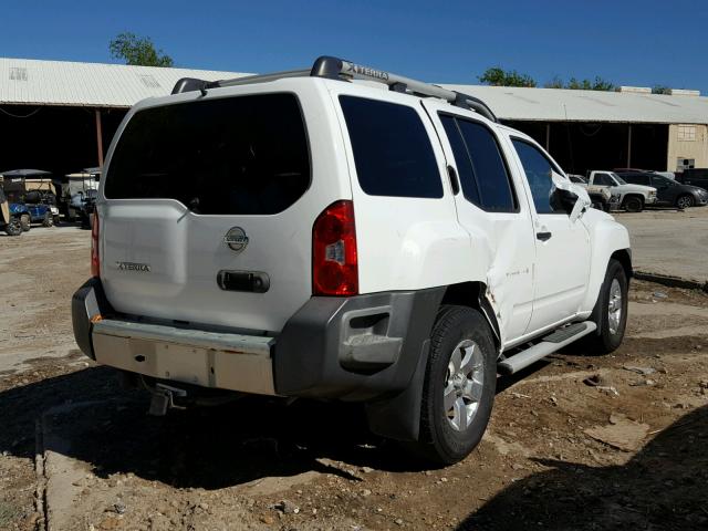 5N1AN08U89C514487 - 2009 NISSAN XTERRA OFF WHITE photo 4