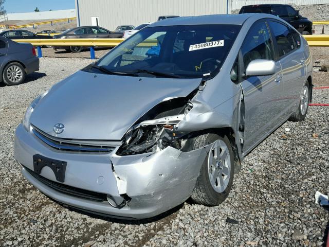 JTDKB20U797828309 - 2009 TOYOTA PRIUS SILVER photo 2