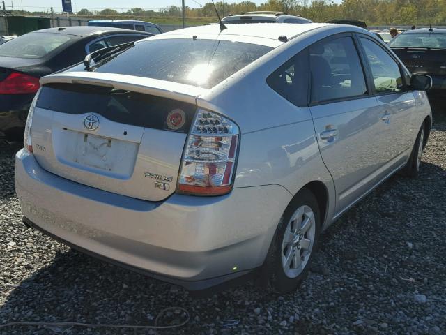 JTDKB20U797828309 - 2009 TOYOTA PRIUS SILVER photo 4