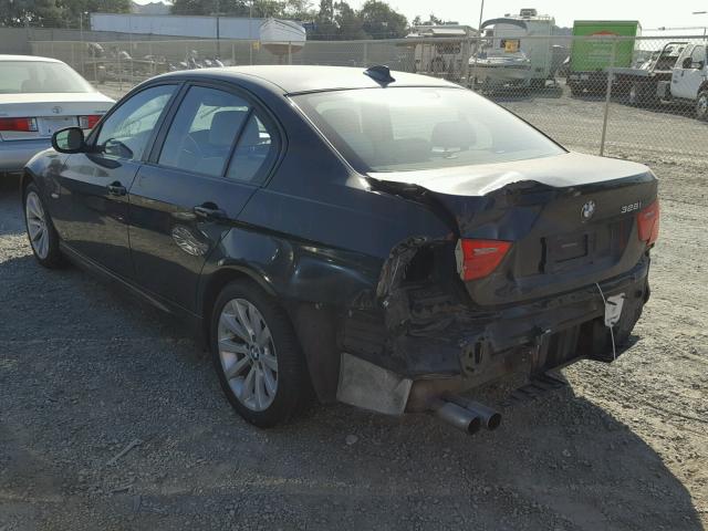 WBAPH5G50BNM81165 - 2011 BMW 328 I SULE BLACK photo 3